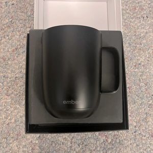 Ember Mug… keeps your coffee/ tea hot.